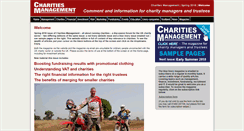 Desktop Screenshot of charitiesmanagement.com