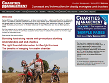 Tablet Screenshot of charitiesmanagement.com